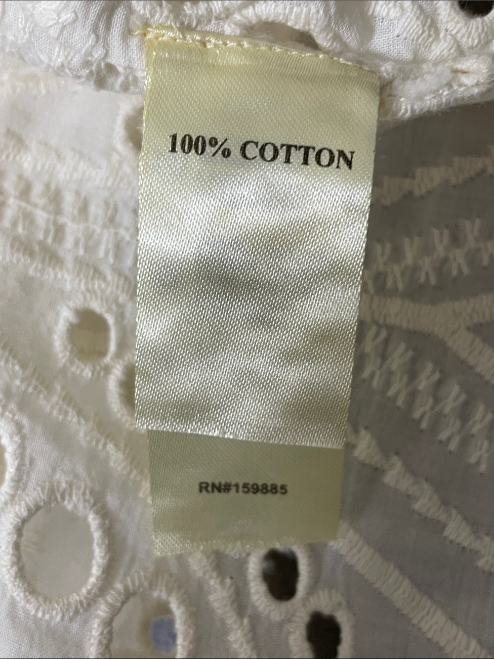 Dylan cut-out embroidery peasant top size XXL - Picture 8 of 9
